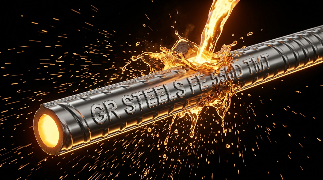 GR Steels Fe 550D TMT Bar