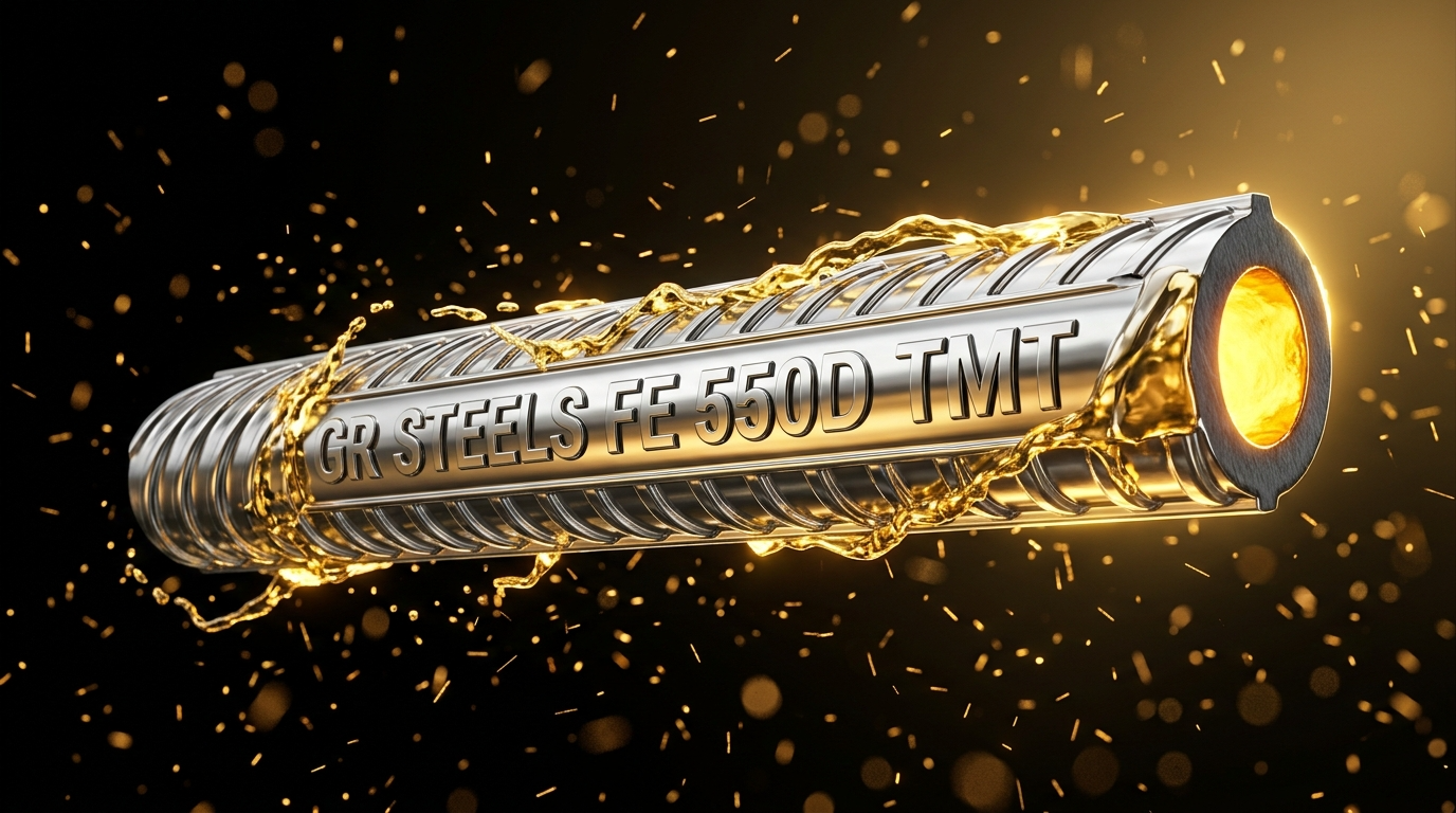 Polished TMT bar render