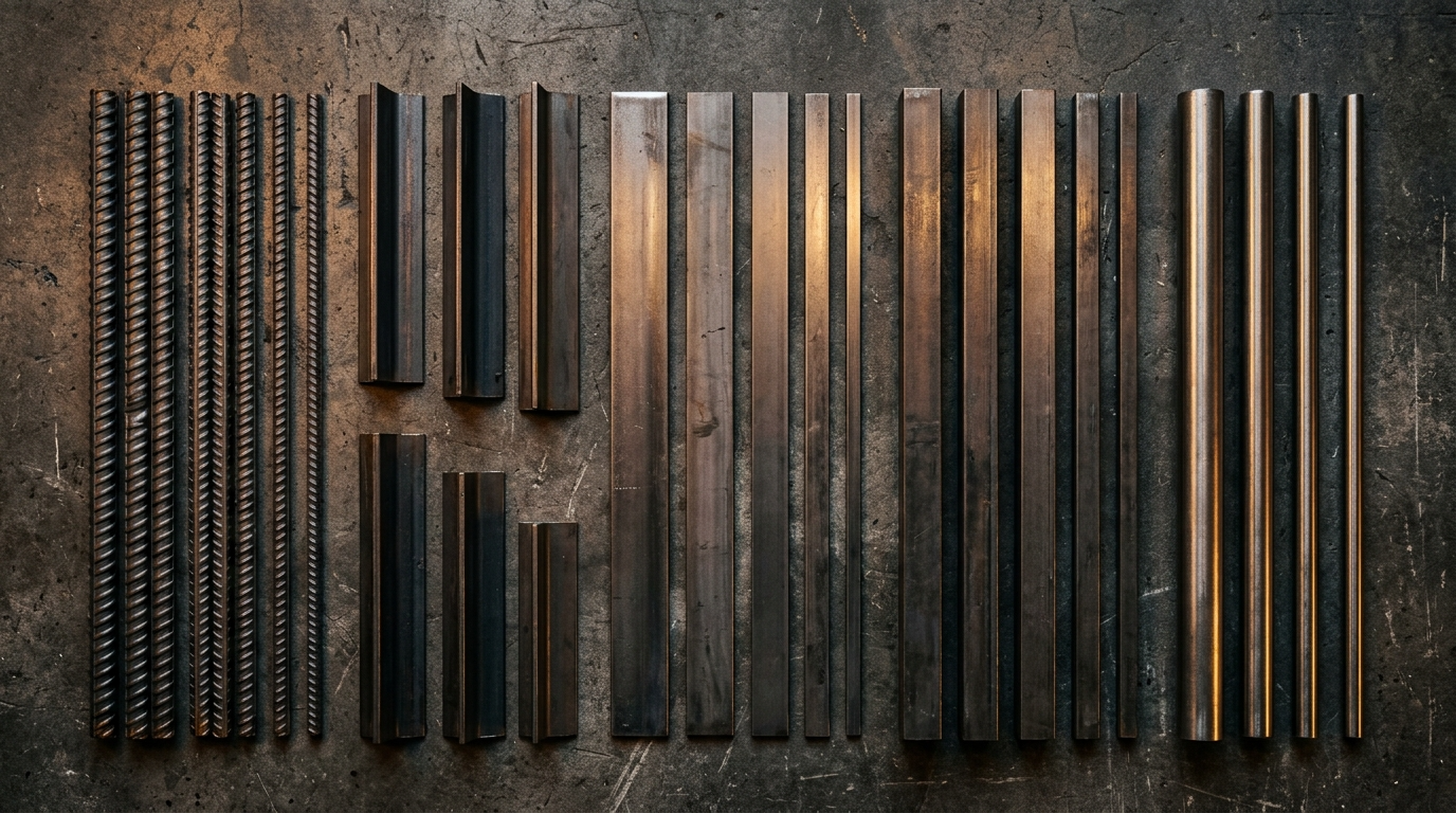 Various Steel Sections Layout